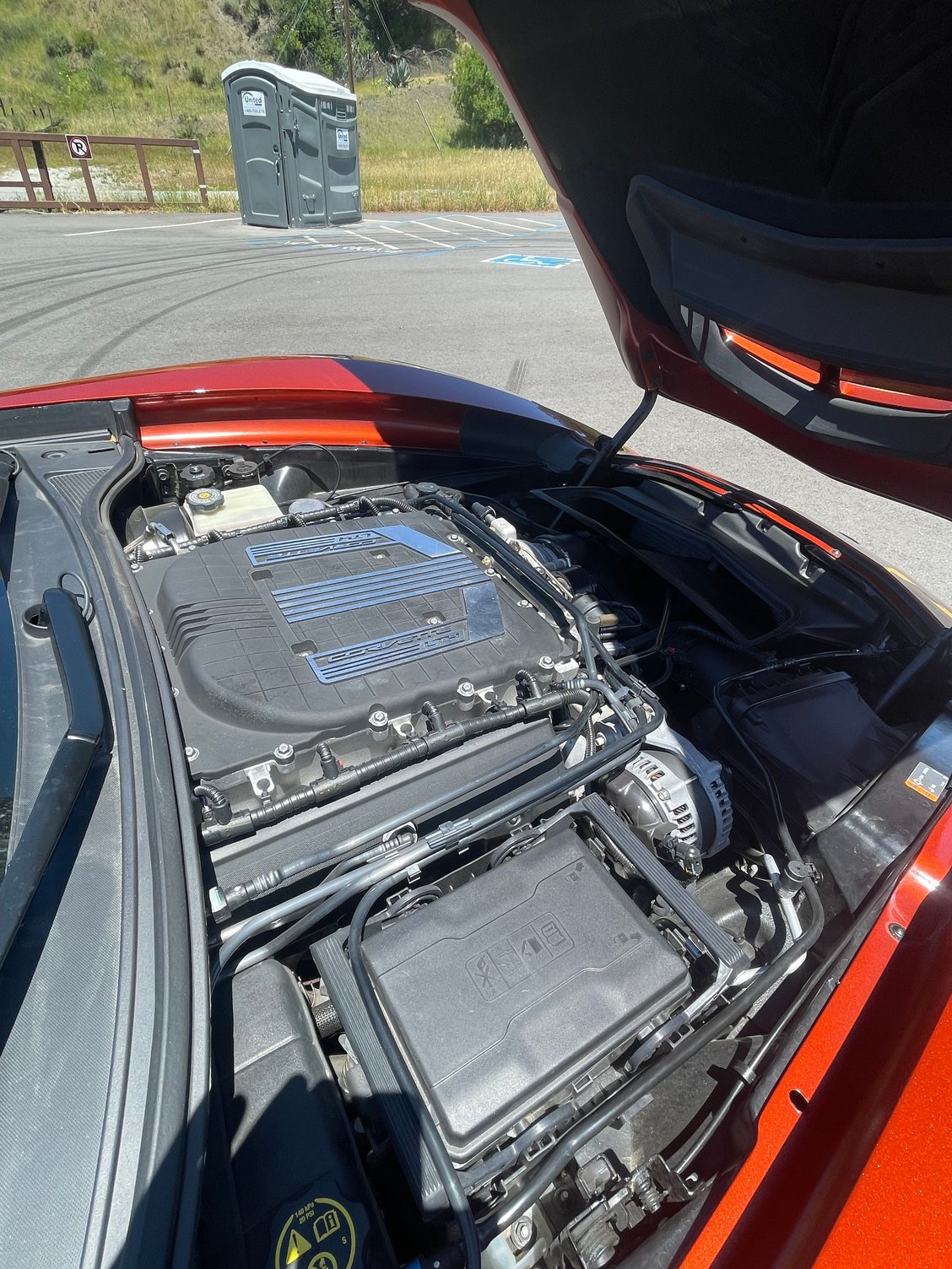 (SOLD) 2016 Z06 3LZ coupe, M7, Orange Metallic, Black interior, Z07 in