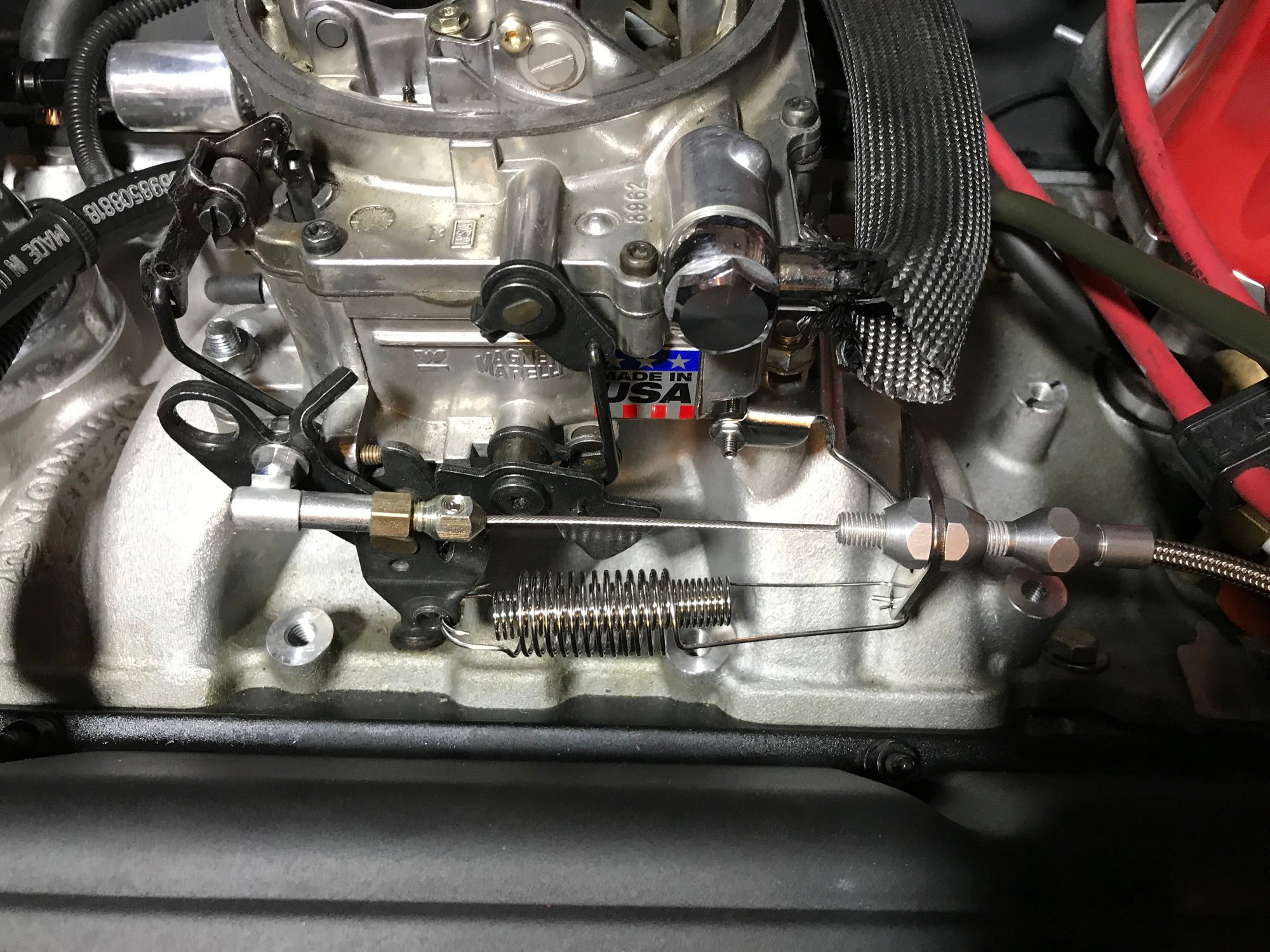 throttle cable connection CorvetteForum Chevrolet Corvette Forum