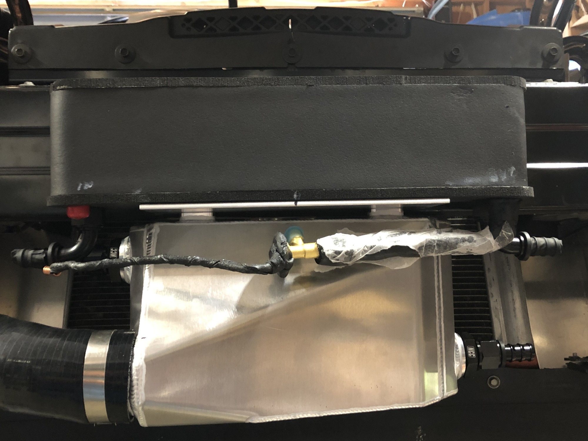 A2W intercooler intake for C6 hood CorvetteForum Chevrolet Corvette