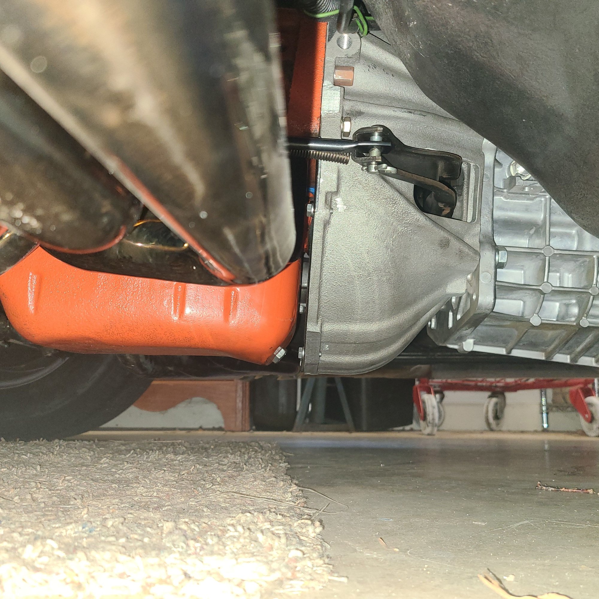 1970 Corvette specific pan with rear drain plug on my car now.