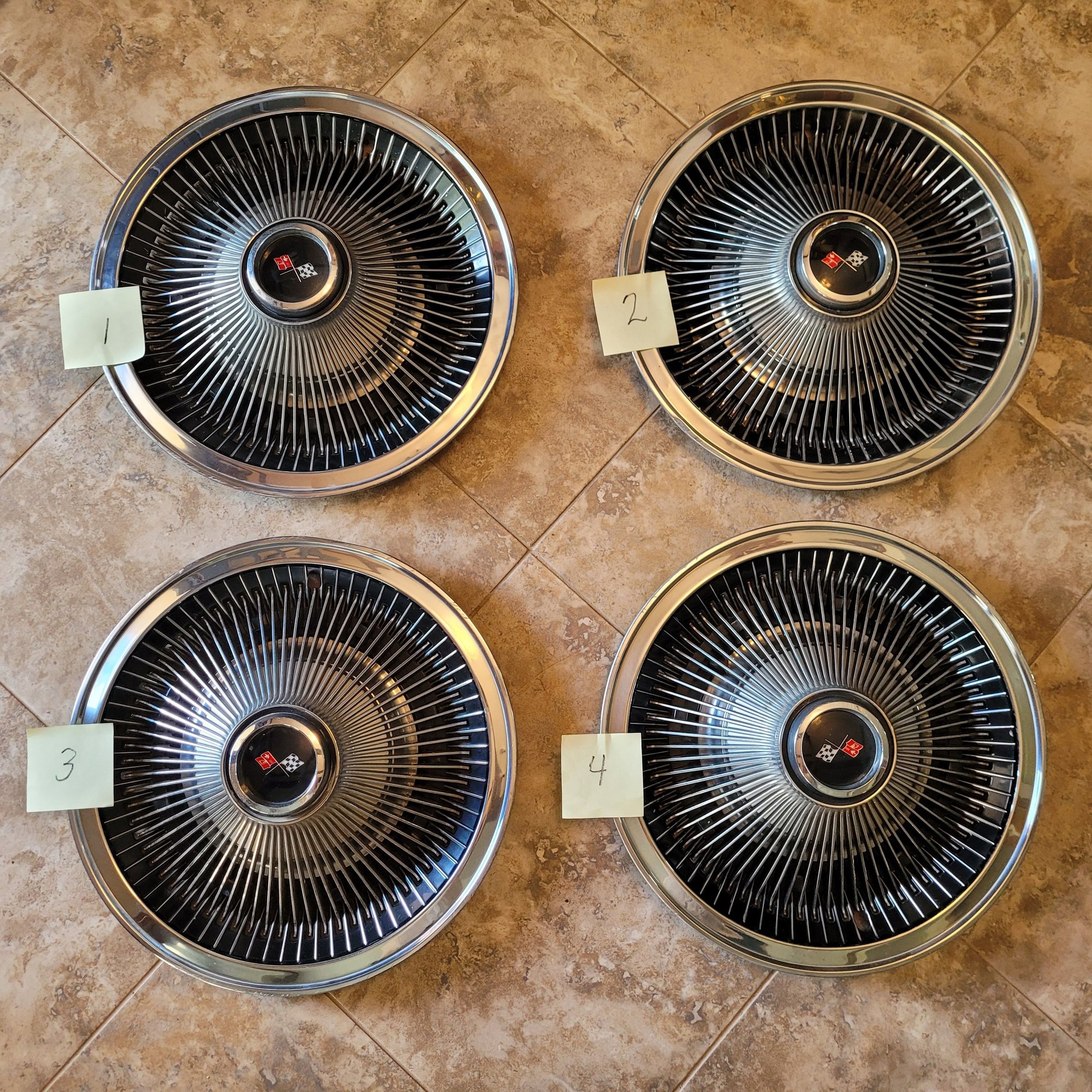 FS (For Sale) PO2 Turbine Style Wheel Covers CorvetteForum