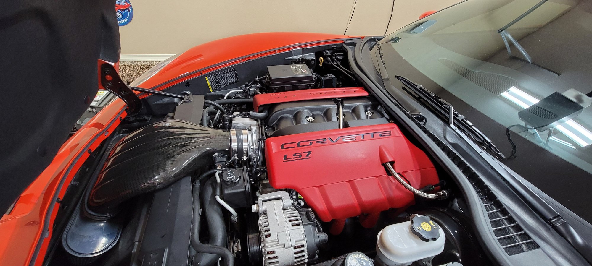 Z06 Trimmed fuel rail covers to match Mamo MSD! CorvetteForum