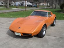 1974 Corvette, built 9-11-73
