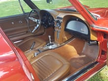 1967 Saddle interior