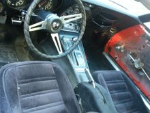 The velour seat covers may have been 1970's period correct but were the first things out.  Anyone want them before I tear the covers off?