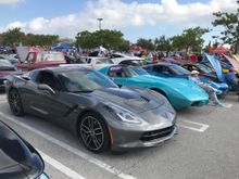 Hanging at Cars and Coffee West Palm Beach.