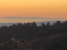 San Clemente Island from Mt Polomar 82 miles away
