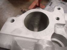 Mildly ported, bowl blended