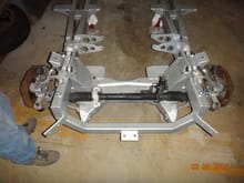 Front suspension with rack