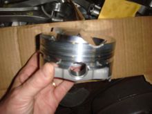 10.5 C.R. with low 1/4 in. dome height with 1/4 longer rods, all for power