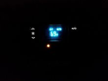 HVAC with back lights out