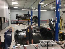 Race car prep