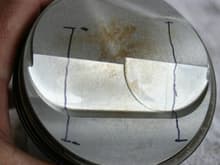 Cracked piston? Nope, just a scratch!
