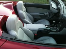 seats ordered to match grey color in wheels....