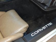 Door sill, painted and with sill cover