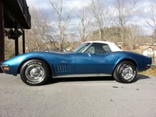 71 vette sideview