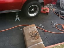 gas tank removal