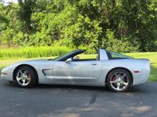Michelin sport tires and C6 replica wheels