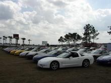 12 Hours of Sebring 2007

Corvette Corral for Sebring 2007. I'd guess around 200 Corvettes, mostly C5/C6.
