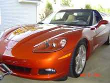 my C6, Daytona Sunset Orange Metallic