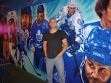 Maple Leafs mural (left side)