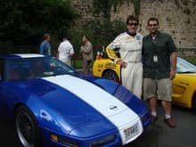 Lemans 2007 / Myself and Ron Fellows at the driver's parade.