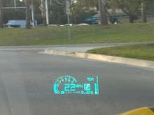 newly installed HUD...