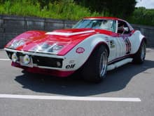1968 Race Inspired Vette (front view)