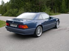 My old Mercedes SL, R129 right side