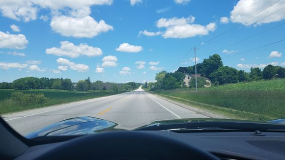 Recent drive near home. 