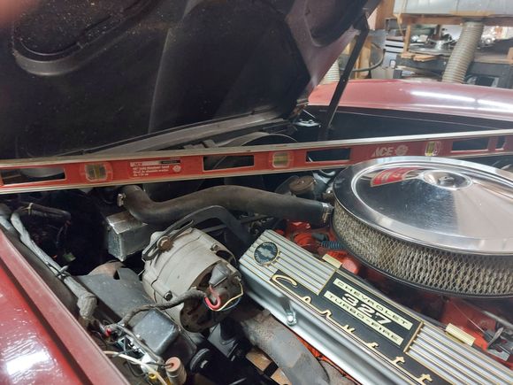 Level from top of expansion tank cap
