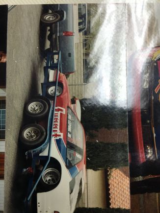 Got a lot of funny looks showing up with a NHRA Pro Stock car on an open trailer behind a pickup truck 