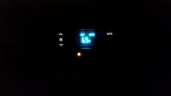 HVAC with back lights out