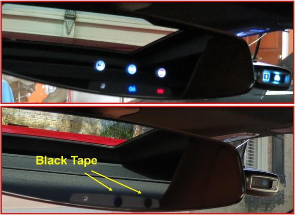 Red and Blue Lights Blocked With Black Tape and Hole Punch!