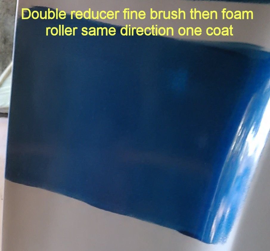 Ever tried roll and tip painting with catalyzed auto paint? Page 2