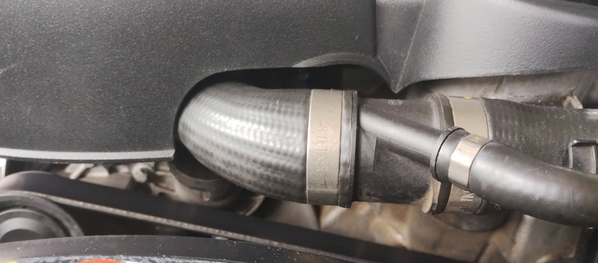 I extended the original housing to the left using a Dremel. 
