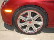 Painted Front Caliper & added Kabis Rimblades