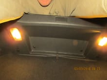 Purchased a oem trunk light from the dealer $18 and added it to the other side to improve lighting in the trunk