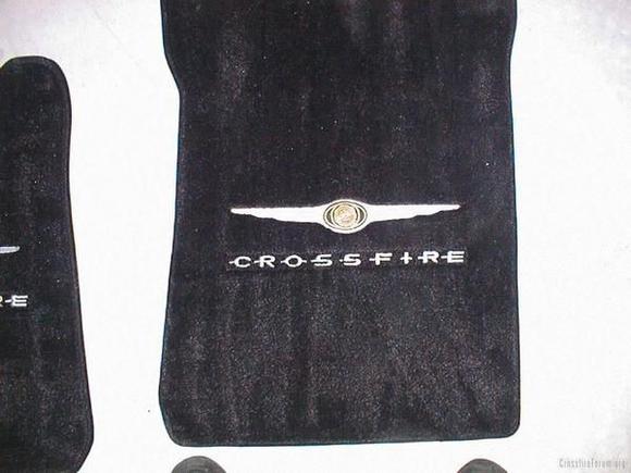 6566Custom Crossfire Floor Mats Passenger Side