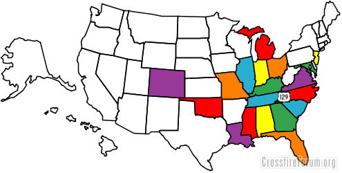 VisitedStatesMap44Participants