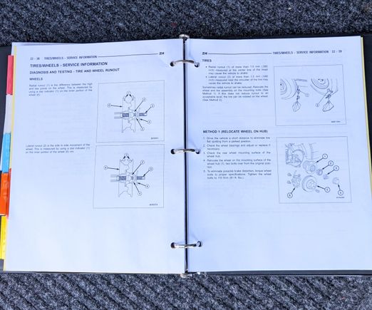 Factory service manual included.