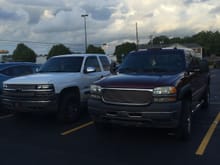 Mine and the gfs truck