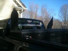 shot of stcks completed with tool box reinstalled thinkin im gunna takethe powdercoatin sticker off