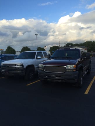 Mine and the gfs truck