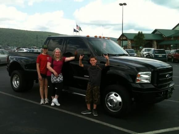 F350 with my family