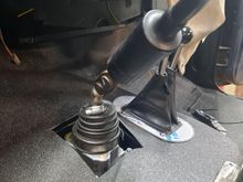 The vibration snubber made buying an aftermarket boot a challenge