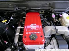 25234Red valve cover