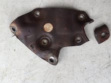 Cracked steering gearbox mounting plate
