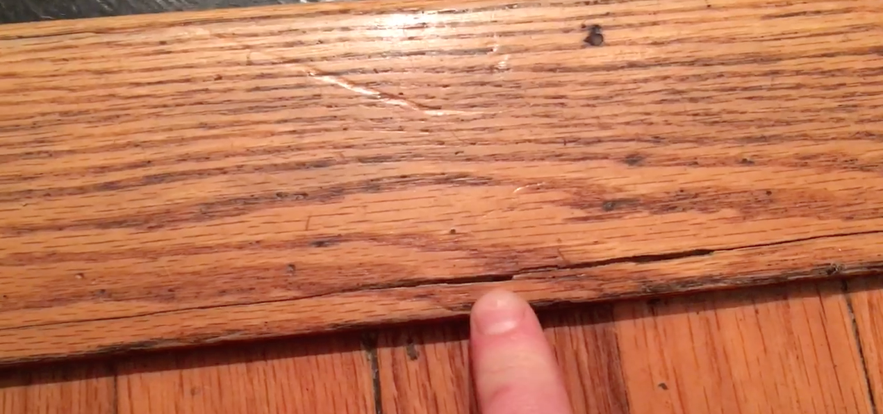 Wood Floor Transition Split Kid Jumped, Hardwood Floor Splitting