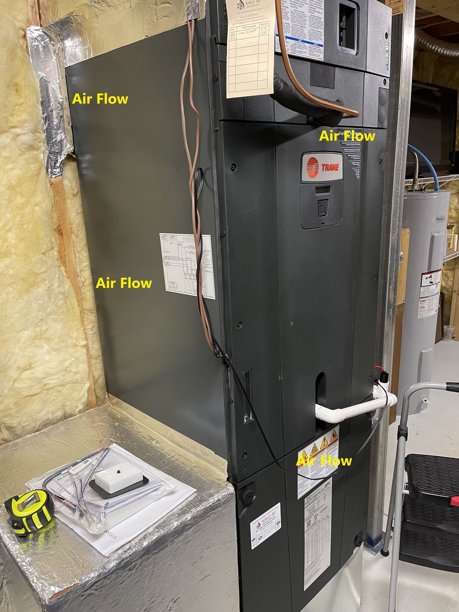 Newly Installed Trane 2XV20i Thump Sound and Air Blow by at Plenum Community